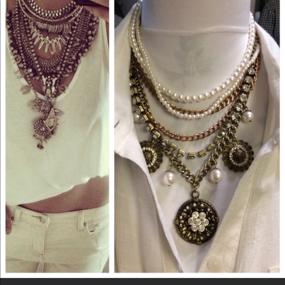 Layered necklace